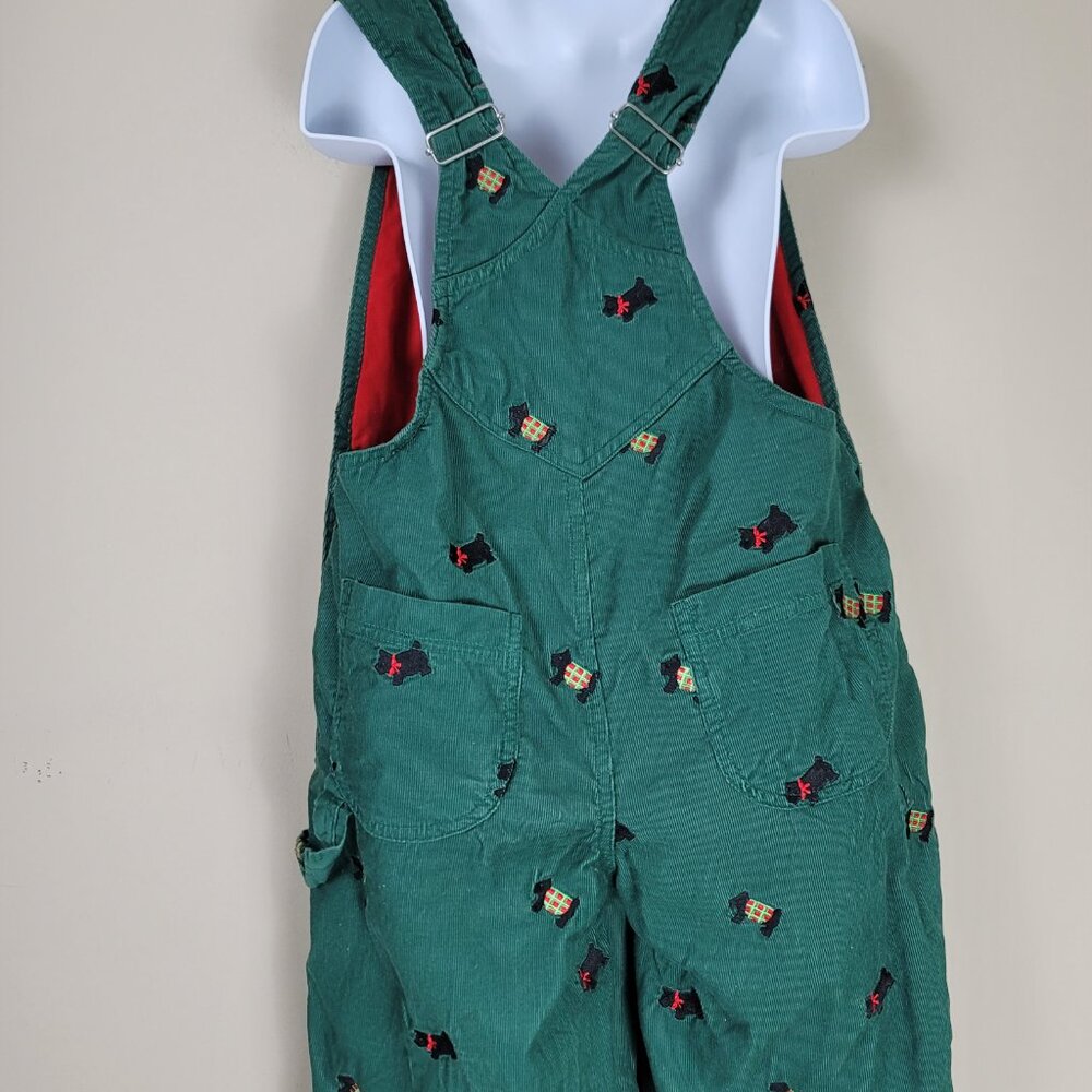 Lilly Pulitzer Scottie Dogs Corduroy Overalls Size 6X - Picture 8 of 11
